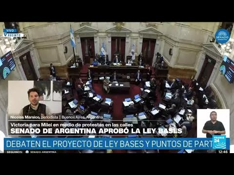 Informe desde Buenos Aires: los cambios de la 'Ley Ómnibus' para lograr aprobación del Senado