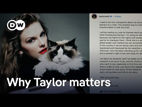 Why Taylor Swift's endorsement of Kamala Harris is crucial | DW News