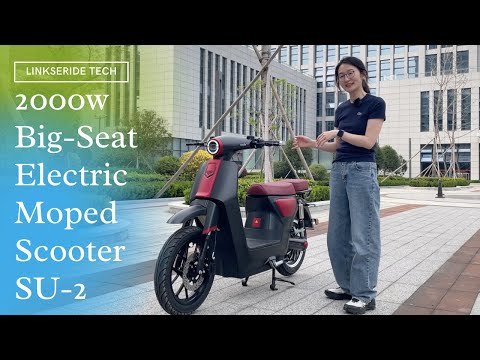 2000w Electric Moped Scooter model SU 2 Big Wheel Two Seats E cub