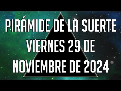 Pirámide de la Suerte para el Viernes 29 de Noviembre de 2024 - Lotería de Panamá