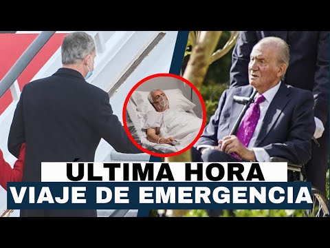 VIAJE DE EMERGENCIA DEL REY FELIPE VI por EMPEORAMIENTO DE SALUD DEL REY CARLOS I ¡URGENTE!