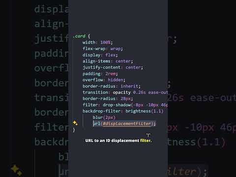 Liquid Glass Effect with CSS
