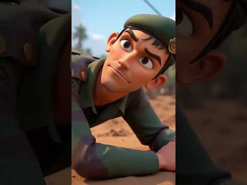 🇮🇳सिपाही का वादा🙏🏻। #india #army #ai #cartoon #aishorts