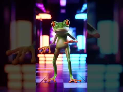 Frog dance 🤪 cute and funny #cute #funny