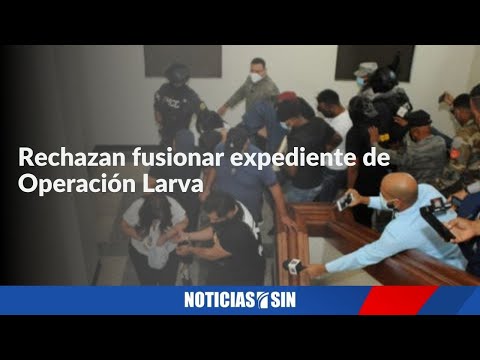 Rechazan fusionar expediente de Operación Larva