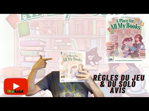 A Place for All My Books - Règles du Jeu & Du Solo +Avis  - Smirk & Dagger Games