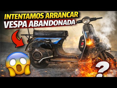 ¿ARRANCARÁ ESTA VESPA ABANDONADA DESPUÉS DE AÑOS? 😱 | Parte 1