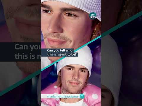 People think this waxwork looks more like a Beckham than who it's meant to be #itvnews #justinbieber
