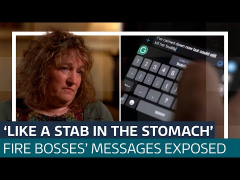 Fire service bosses talked about wanting to 'kill' and harm female colleagues | ITV News