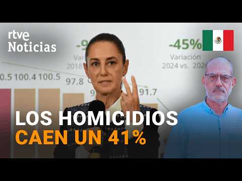 MÉXICO | El NÚMERO de ASESINATOS BAJA por PRIMERA VEZ en DIEZ AÑOS | RTVE Noticias