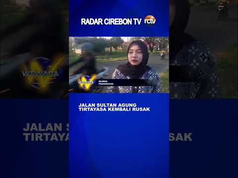 Jalan Sultan Agung Tirtayasa Kembali Rusak