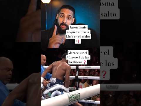 Merece Ennis ser el num 1 de las 154libras ❓️Jaron Ennis vence a Lima debutando noqueando en el 1❗️