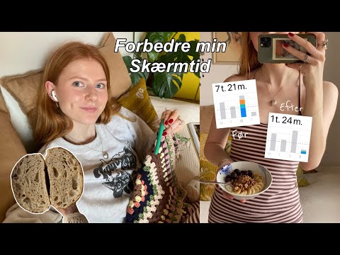 VLOG: Forbedre min skærmtid! bager surdejsbrød og en masse krea