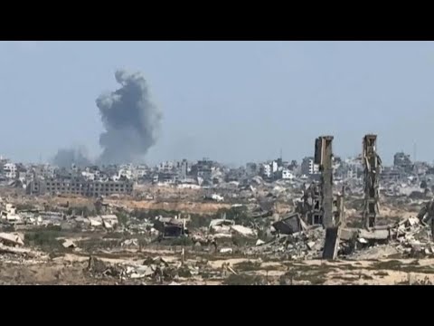 Plumes of smoke rise over Gaza City amid Israeli military operations | AFP