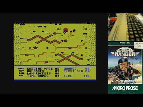 Airborne Ranger - Parte 2 - Serie de Juegos Épicos en Commodore 64 real