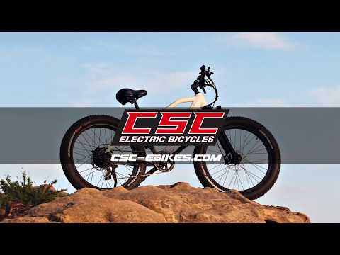 CSC Electric Bicycles FT750-26 Unboxing & Assembly
