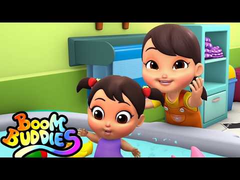 🔴 En Vivo: Canción de baño Dibujos animados y Videos preescolares por Boom Buddies Español