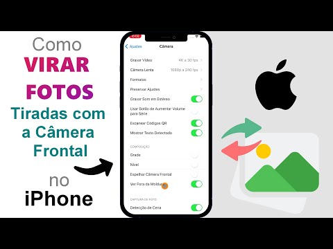 Como VIRAR Fotos (ESPELHADAS) na Câmera no iPhone