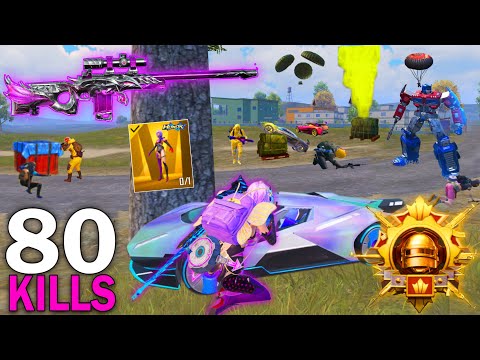 Wow!😍 NEW BEST LOOT GAMEPLAY with/ p90+Groza+mg3🔥Pubg Mobile