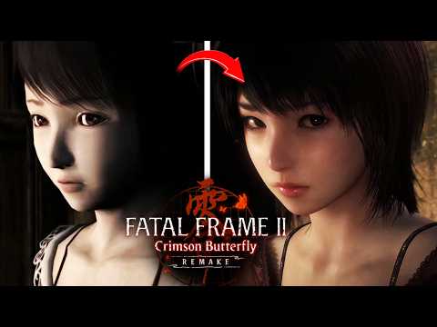 Fatal Frame II: Crimson Butterfly Remake - Evolução Gráfica Lado a Lado (PS2 x PC)[4K]