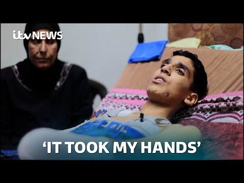 'It took both my hands': The reality of Gaza's growing amputee crisis | ITV News