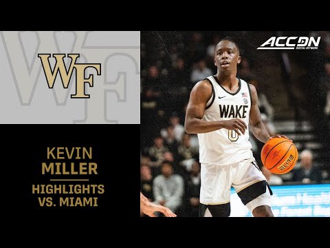 Kevin 'Boopie' Miller Leads Wake Forest To An Overtime Victory - BVM Sports