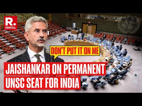 Jaishankar’s Quick Witted Reply On Being Asked About Permanent UNSC Seat For India