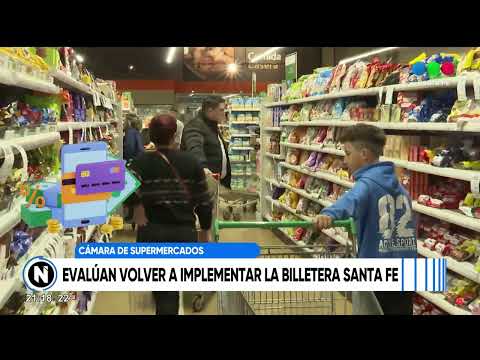 Cámara de Supermercados: evalúan volver a implementar la Billetera Santa Fe.