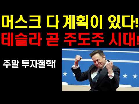 머스크 다 계획이 있다! 테슬라 곧 주도주가 된다! 로보택시 확장이 폭발할때 디비진다! 4분기 흐름이 좋아진다! 엔비디아 곧 전고점 돌파한다! 팔란티어 비트코인 다 좋다!