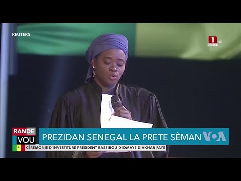 Nouvo Prezidan Senegal la Prete Sèman