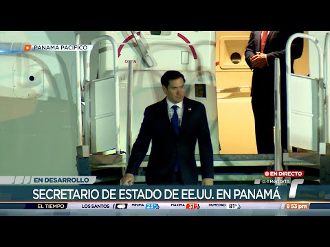 Secretario de Estado de EE. UU., Marco Rubio, llega a Panamá