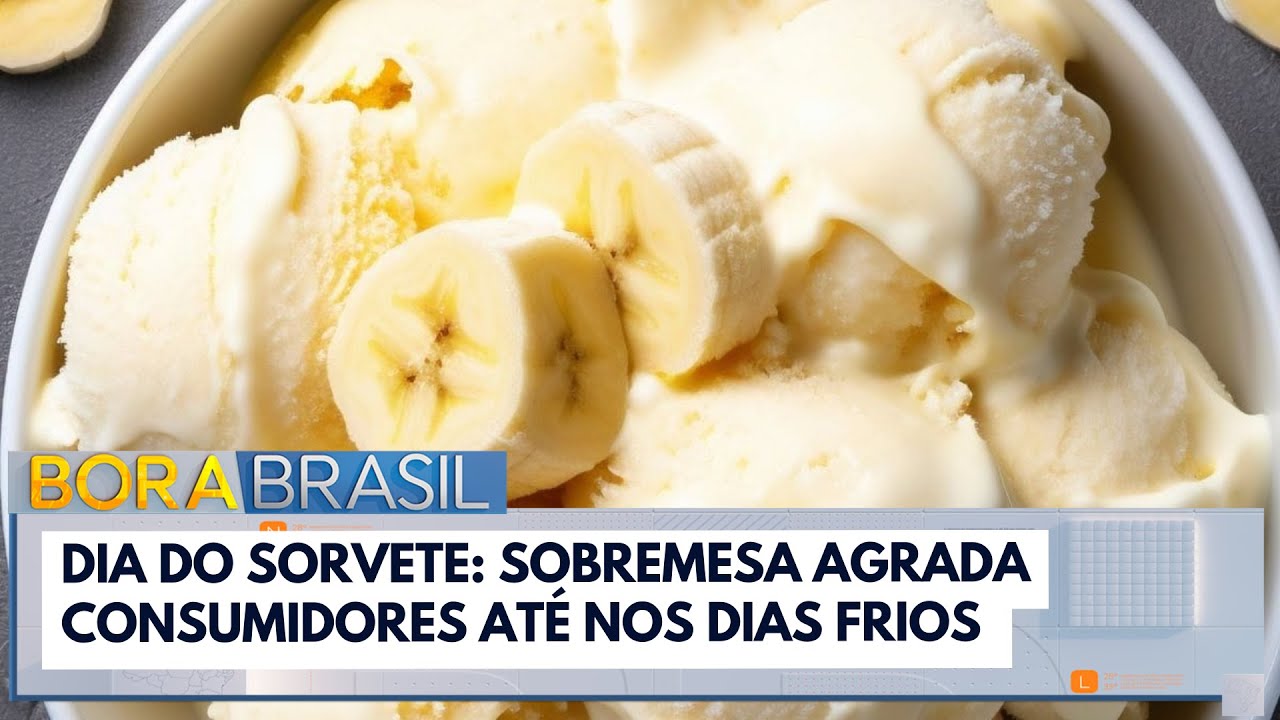 Dia do sorvete sobremesa agrada consumidores até nos dias frios