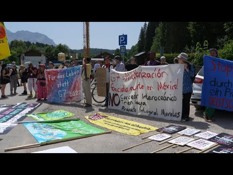 Protesters demonstrate against the G7 summit | AFP