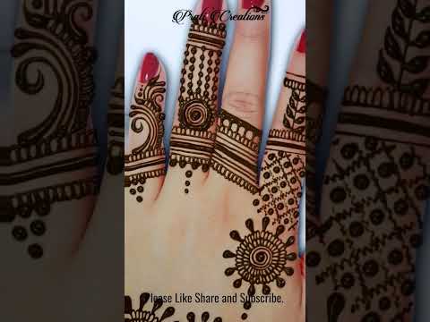 Finger henna Design #Shorts #henna