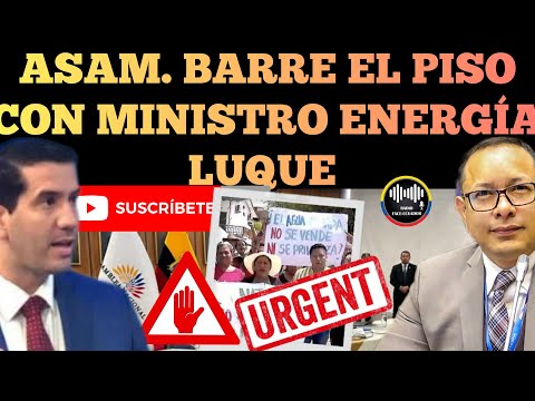 ASAMBLEA BARRE EL PISO CON MINISTRO DE ENERGÍA ROBERTO LUQUE Y FALTA DE RESPUESTAS NOTICIAS RFE TV