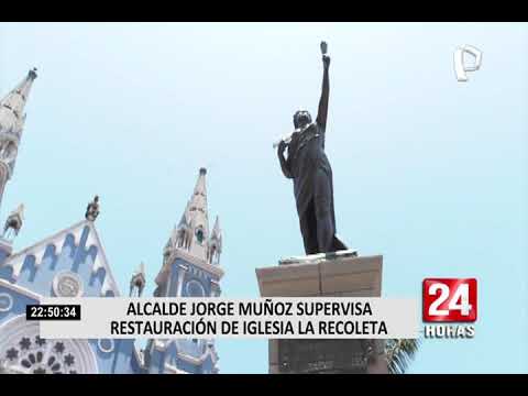 Muñoz inauguró obras de recuperación de Plaza La Recoleta