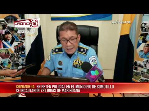 Chinandega: Policía Nacional incauta 98 libras de marihuana - Nicaragua