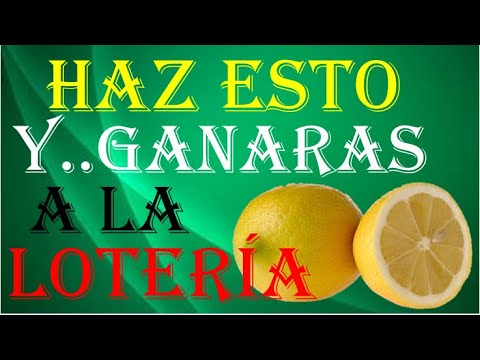 ?HECHIZO PARA GANAR A LA LOTERÍA?RITUAL CON LIMONES PARA LA SUERTE RAPIDA?