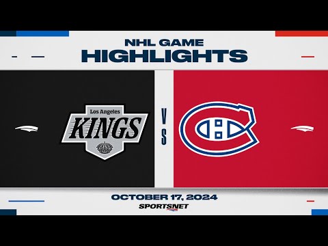 NHL Highlights | Kings vs. Canadiens - October 17, 2024