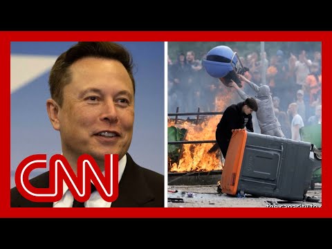 Musk says ‘civil war is inevitable’ as UK rocked by far-right riots. Comedian and podcaster reacts