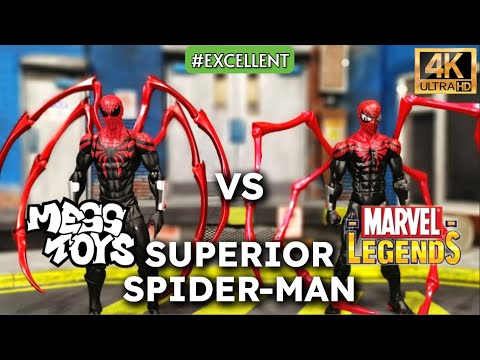 Mess Toys Ultimate Neighbor vs Marvel Legends Superior Spider-Man Unboxing REVIEW #revoltech #marvel