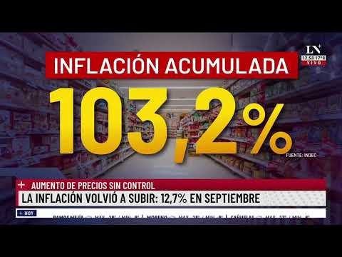 Argentina superó  a Venezuela en inflación. El pase entre Luis Novaresio y María Laura Santillán