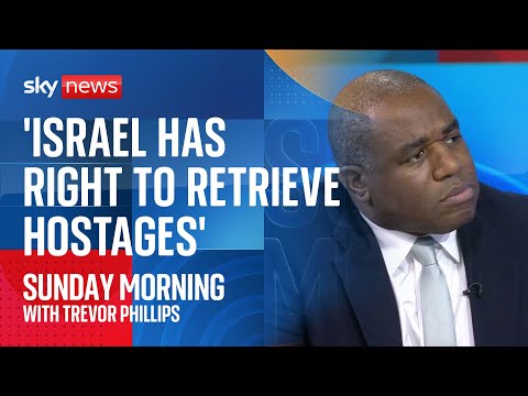 Israel-Gaza war: Forcing Gazans south must be done 'according to international law'- David Lammy