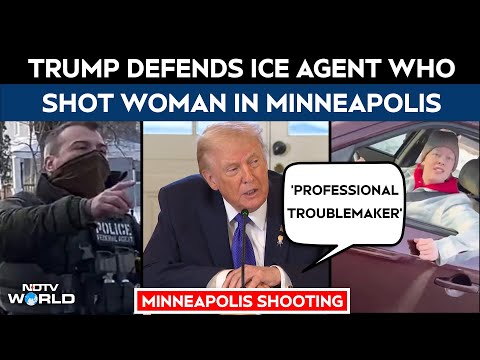 Minneapolis Shooting | Trump Defends ICE Agent Who Fatally Shot Woman In Minneapolis