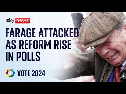 Farage attacked as Reform close in on Tories | Election 2024