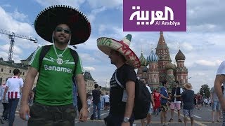 جماهير المكسيك تخطف الأضواء أينما حلت