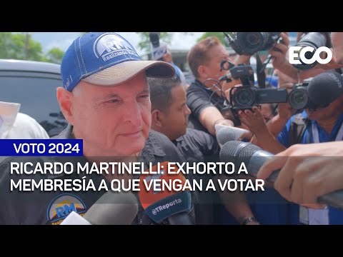 Martinelli: Exhorto a todos los Realizando Metas a que nos acompañen y vengan a votar | #Voto24