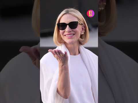 #CateBlanchett en el desfile de moda femenina primavera verano 2025 de Louis Vuitton #pfw #Shorts