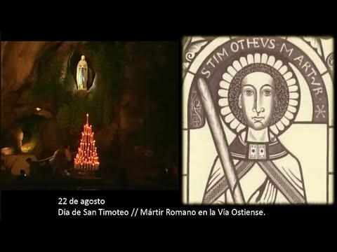 Rezo del Santo Rosario desde Lourdes. Hoy 21 de agosto de 2024.