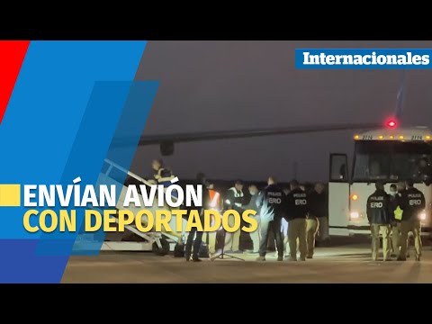 DEPORTACION |  EUA envía a Venezuela primer avión con deportados